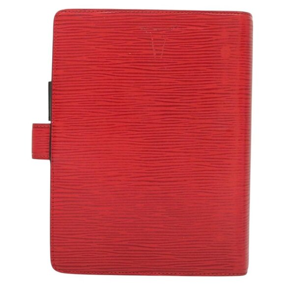 LOUIS VUITTON Epi Agenda MM Day Planner Cover Red R20047 LV Auth ki5772 - Picture 3 of 16